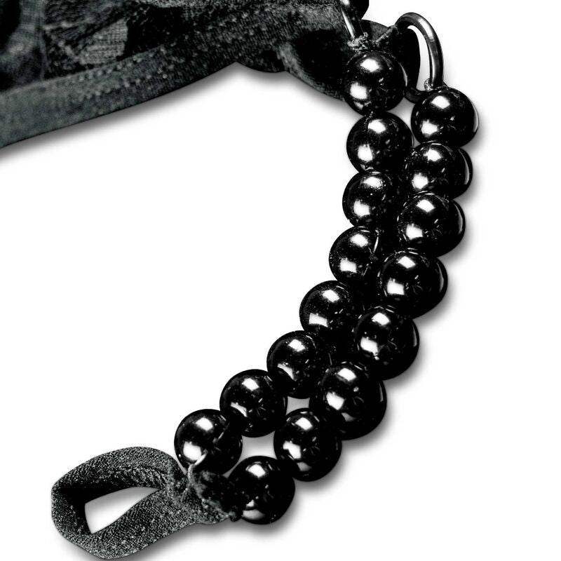 HOOK UP PANTIES - CROTCHLESS PLEASURE PEARLS SIZE XL/XXL - Vanelion Paradise