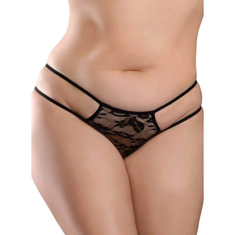 HOOK UP PANTIES - CROTCHLESS PLEASURE PEARLS SIZE XL/XXL - Vanelion Paradise