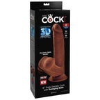 KING COCK - PLUS 3D DILDO SWINGING BALLS 24.5 CM BRAUN - Vanelion Paradise