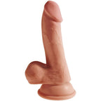 KING COCK - PLUS 3D DILDO MIT EIER 17 CM - Vanelion Paradise