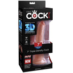 KING COCK - PLUS 3D TRIPLE DENSITY DILDO 18 CM - Vanelion Paradise