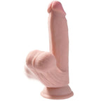 KING COCK - PLUS 3D DILDO SWINGING BALLS 15.2 CM HELLE HAUT - Vanelion Paradise