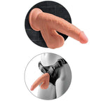 KING COCK - PLUS 3D DILDO SWINGING BALLS 15.2 CM - Vanelion Paradise
