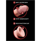 KING COCK - PLUS 3D DILDO SWINGING BALLS 15.2 CM - Vanelion Paradise