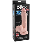 KING COCK - PLUS 3D DILDO SWINGING BALLS 20.3 CM - Vanelion Paradise