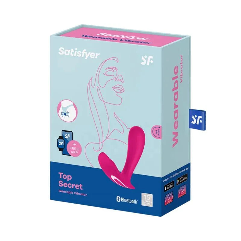 SATISFYER - TOP SECRET VIBRATOR ROSA - Vanelion Paradise