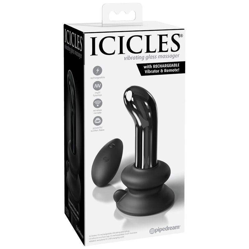 ICICLES - N. 84 HANDGEBLASENER GLASSTECKER MIT FERNBEDIENUNG - Vanelion Paradise