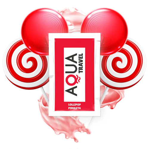 AQUA TRAVEL - GLEITMITTEL AUF WASSERBASIS MIT LOLLIPOP-GESCHMACK 6 ML - Vanelion Paradise