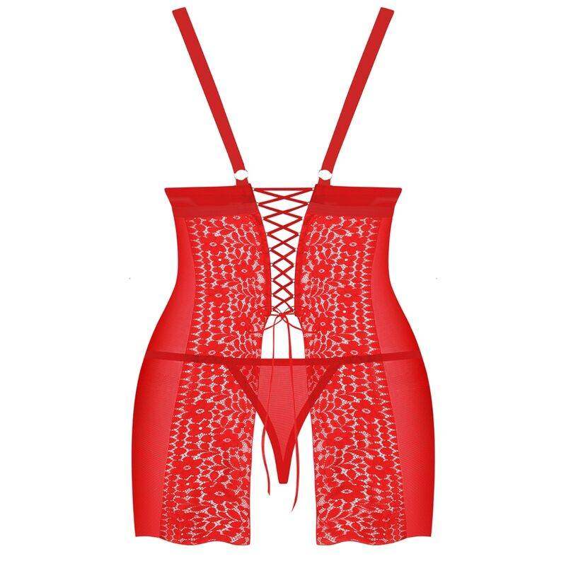 OBSESSIVE - BLOSSMINA CHEMISE UND TANGA 4XL/5XL - Vanelion Paradise