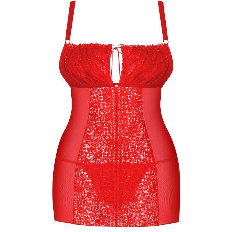 OBSESSIVE - BLOSSMINA CHEMISE UND TANGA 4XL/5XL - Vanelion Paradise