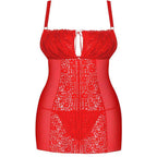 OBSESSIVE - BLOSSMINA CHEMISE UND TANGA 4XL/5XL - Vanelion Paradise