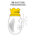 INTENSE - CLIT STIMULATOR 10 LECK- UND SAUGFREQUENZEN - ROT - Vanelion Paradise