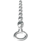 Icicles No. 67 – Analstecker aus Glas mit Kugelstruktur, handgefertigt - Vanelion Paradise