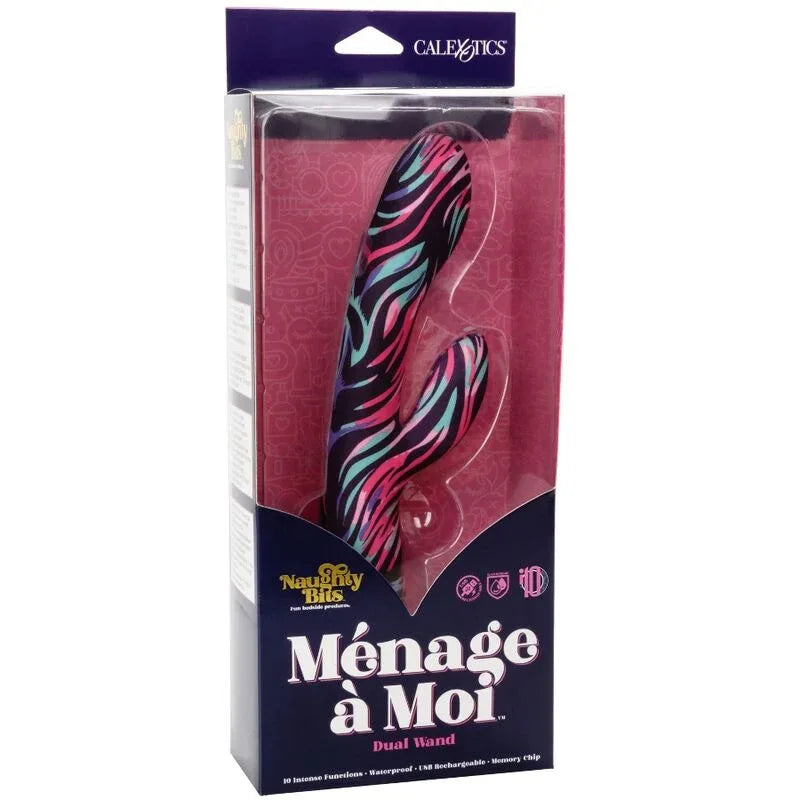 CALEXOTICS - MENAGE A MOI DUAL WAND VIBRATOR - Vanelion Paradise