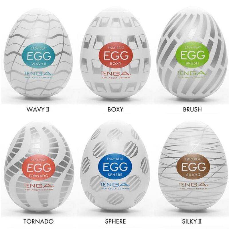 TENGA - EASY BEAT MASTURBATOR EGG PACK 6 EINHEITEN - Vanelion Paradise
