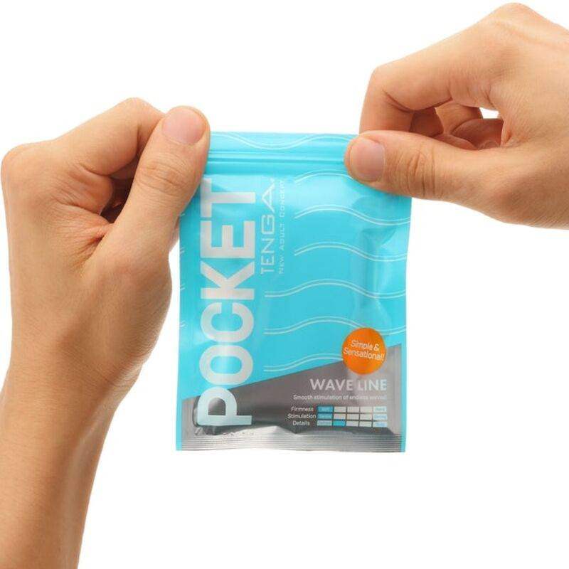 TENGA - WAVE LINE POCKET MASTURBATOR - Vanelion Paradise