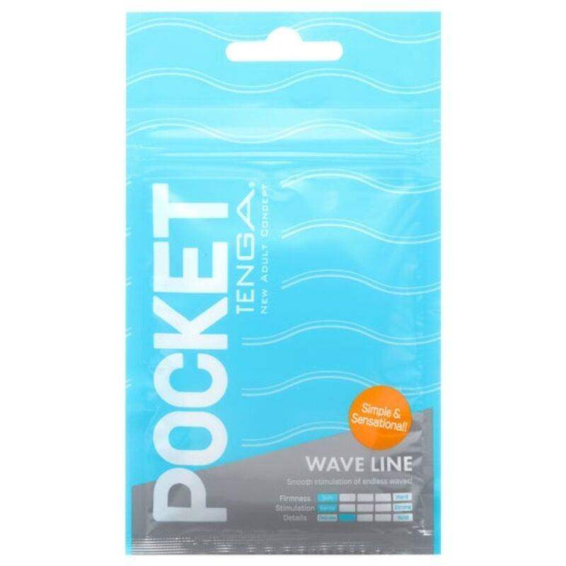 TENGA - WAVE LINE POCKET MASTURBATOR - Vanelion Paradise