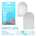 TENGA - WAVE LINE POCKET MASTURBATOR - Vanelion Paradise