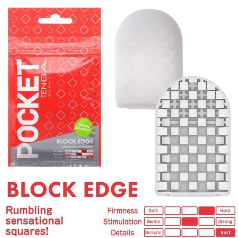 TENGA - MASTURBATOR MIT BLOCKED-EDGE-TASCHE - Vanelion Paradise