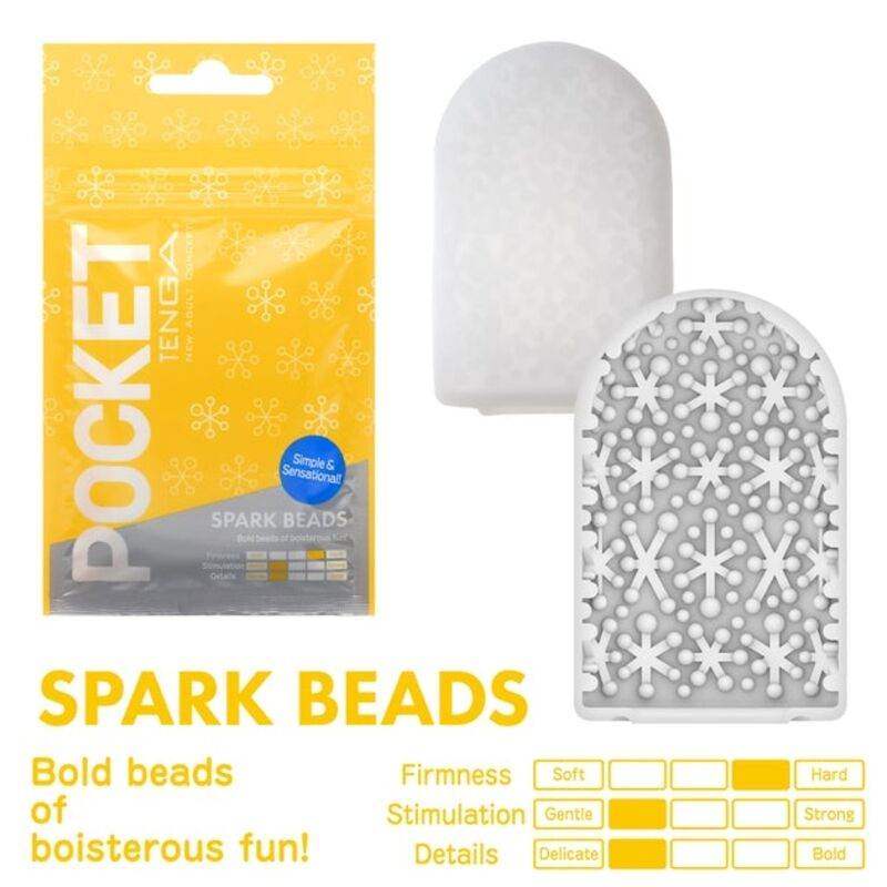 TENGA - SPARK BEARDS POCKET MASTURBATOR - Vanelion Paradise