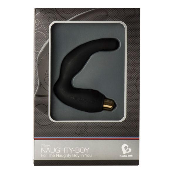 ROCKS-OFF - NAUGHTY-BOY MNNLICHES G-SPOT-MASSAGER 7 V SCHWARZ