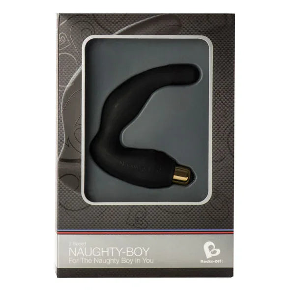 ROCKS-OFF - NAUGHTY-BOY MNNLICHES G-SPOT-MASSAGER 7 V SCHWARZ - Vanelion Paradise