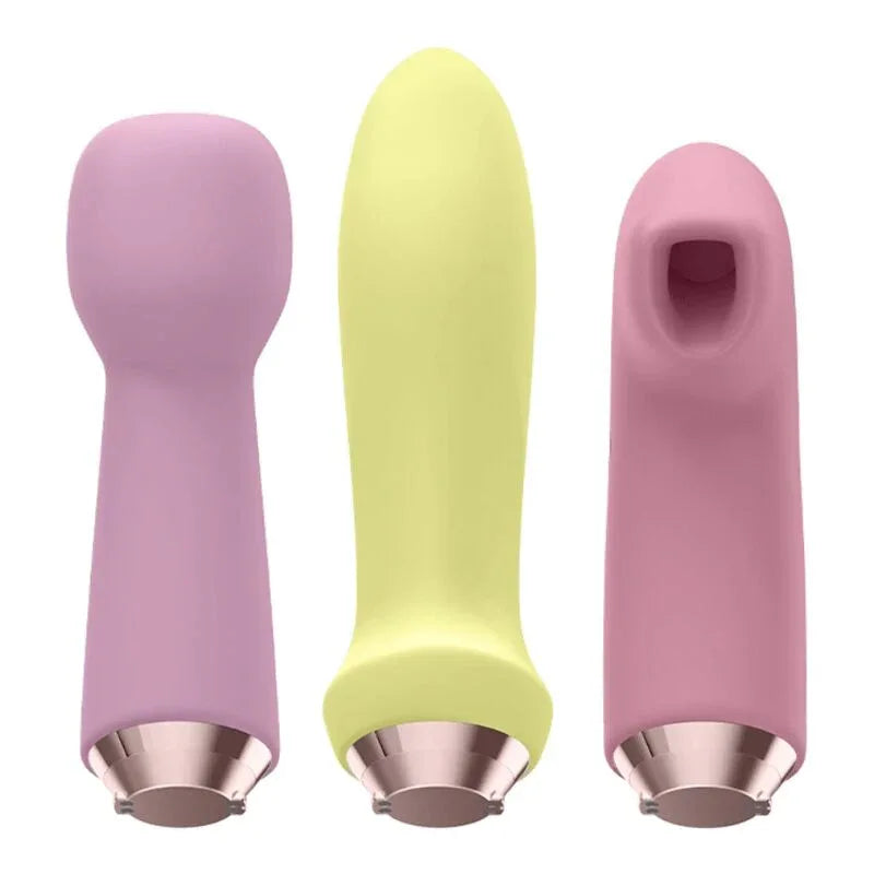 SATISFYER - MARVELOUS FOUR VIBRATOR UND LUFTPULSSET - Vanelion Paradise