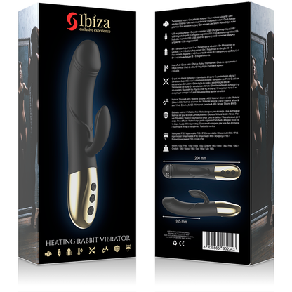 IBIZA - LEISTUNGSSTARKER ANATOMISCHER VIBRATOR MIT KANINCHEN