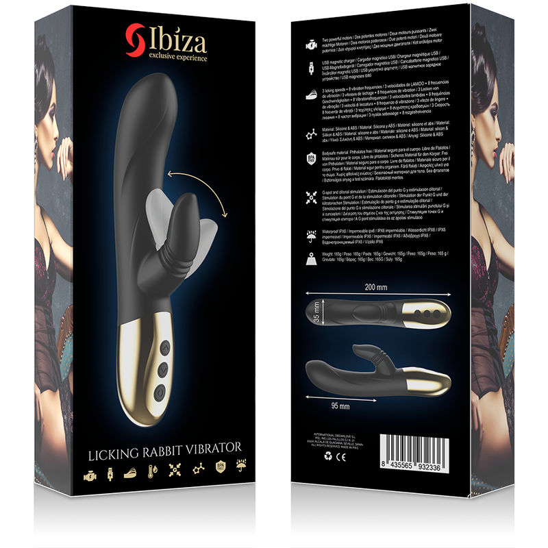 IBIZA - VIBRATOR NEUE ERFAHRUNG MIT LECKENDEM KANINCHEN