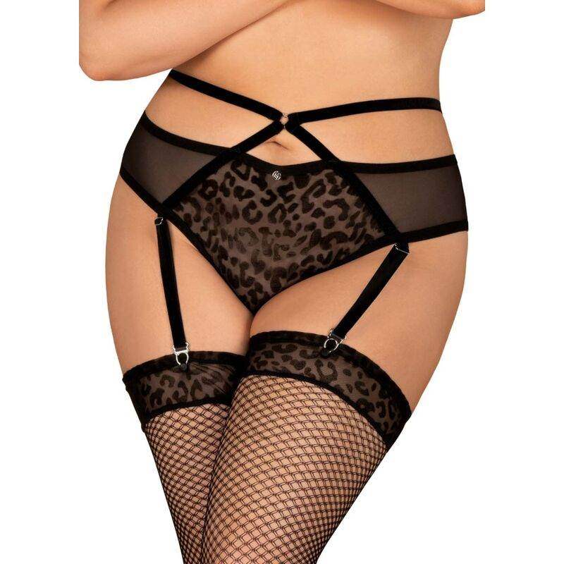 OBSESSIVE - JAGUERIA STRUMPFGÜRTEL 4XL/5XL - Vanelion Paradise