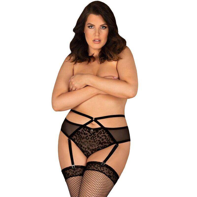 OBSESSIVE - JAGUERIA STRUMPFGÜRTEL 6XL/7XL - Vanelion Paradise