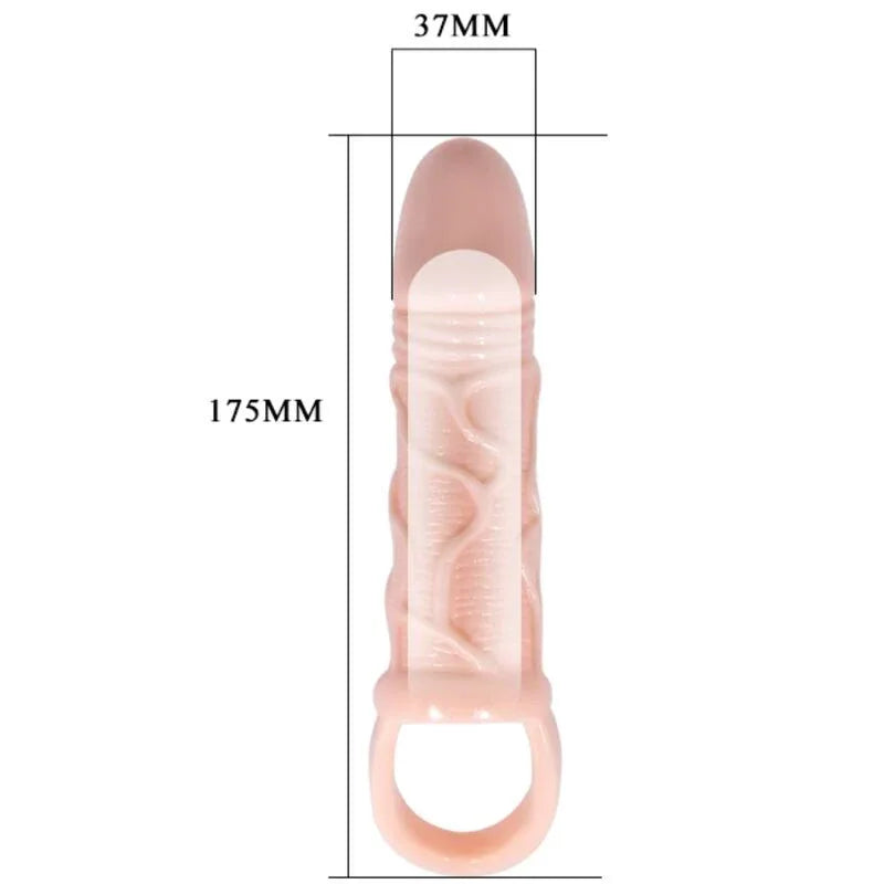 BAILE - PENISVERLNGERUNGSHÜLLE MIT GURT FÜR HODEN 13.5 CM - Vanelion Paradise