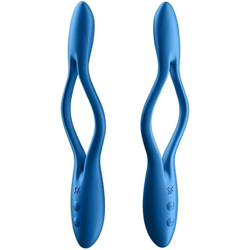 SATISFYER - ELASTIC GAME MULTI VIBRATOR BLAU - Vanelion Paradise
