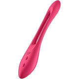 SATISFYER - ELASTIC JOY MULTI VIBRATOR ROT - Vanelion Paradise