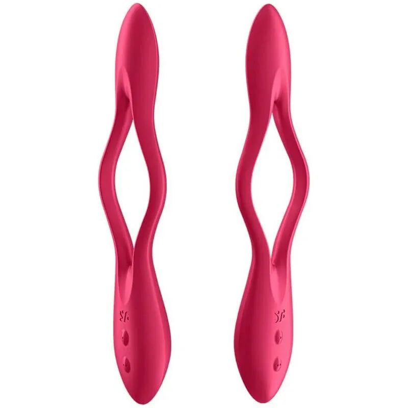SATISFYER - ELASTIC JOY MULTI VIBRATOR ROT - Vanelion Paradise