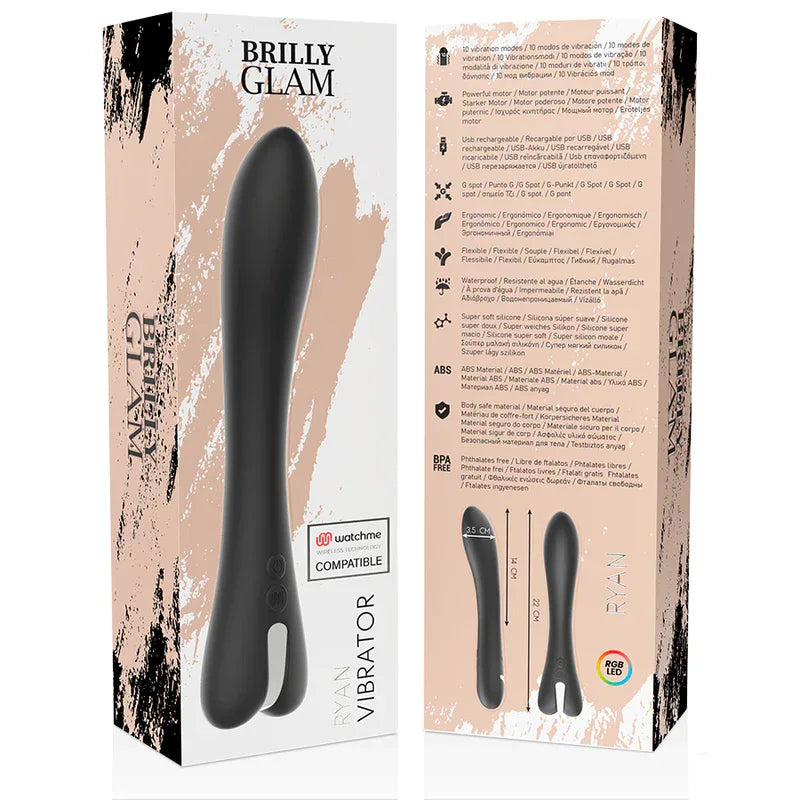 BRILLY GLAM - RYAN VIBRATOR WATCHME KOMPATIBEL MIT DRAHTLOSER TECHNOLOGIE - Vanelion Paradise