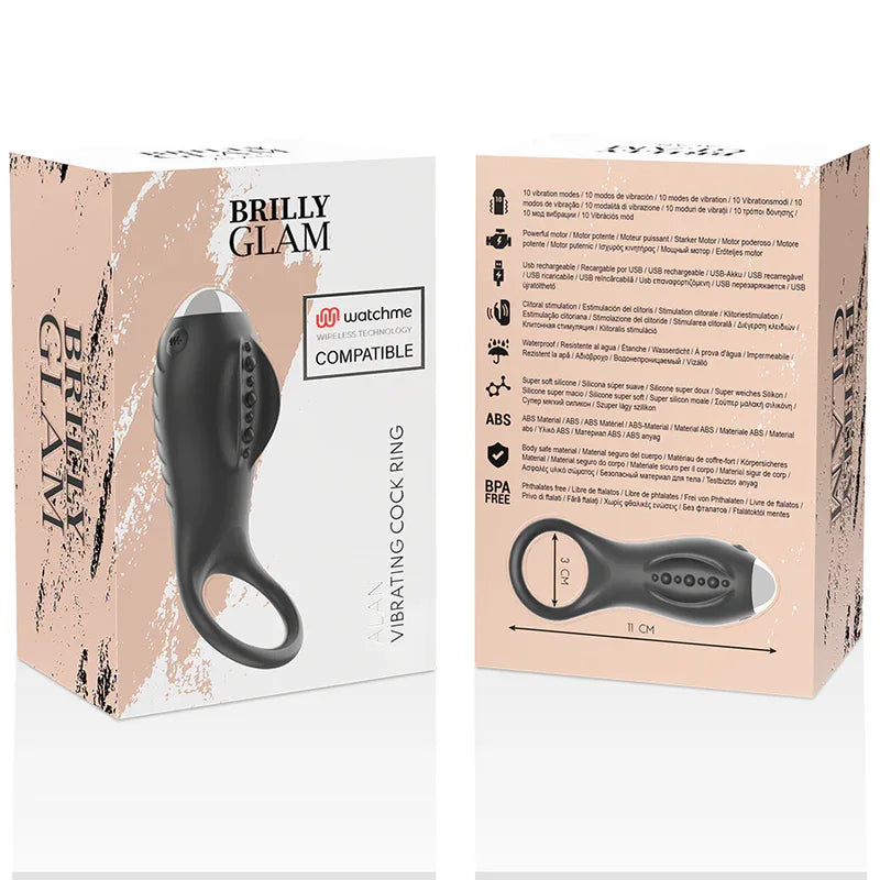 BRILLY GLAM - ALAN COCK RING WATCHME KOMPATIBEL MIT DRAHTLOSER TECHNOLOGIE - Vanelion Paradise