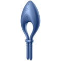 SATISFYER - BULLSEYE RING VIBRATOR APP BLAU - Vanelion Paradise