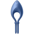 SATISFYER - BULLSEYE RING VIBRATOR APP BLAU - Vanelion Paradise