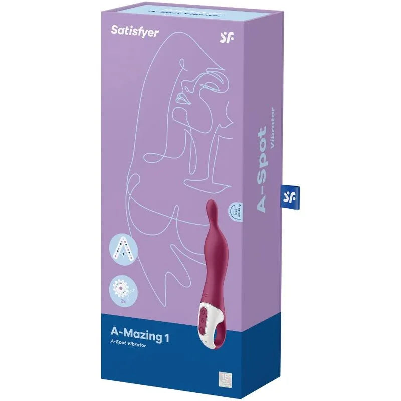 SATISFYER - AMAZING 1 ASPOT VIBRATOR BEERE - Vanelion Paradise