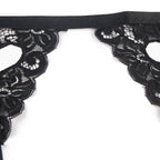 SUBBLIME - SET DREITEILIGES SET BH+ STRUMPFGÜRTEL + STRING S/M - Vanelion Paradise