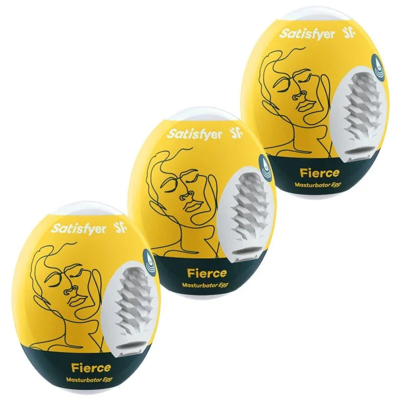 SATISFYER - 3 MASTURBATOR EIER FIERCE - Vanelion Paradise