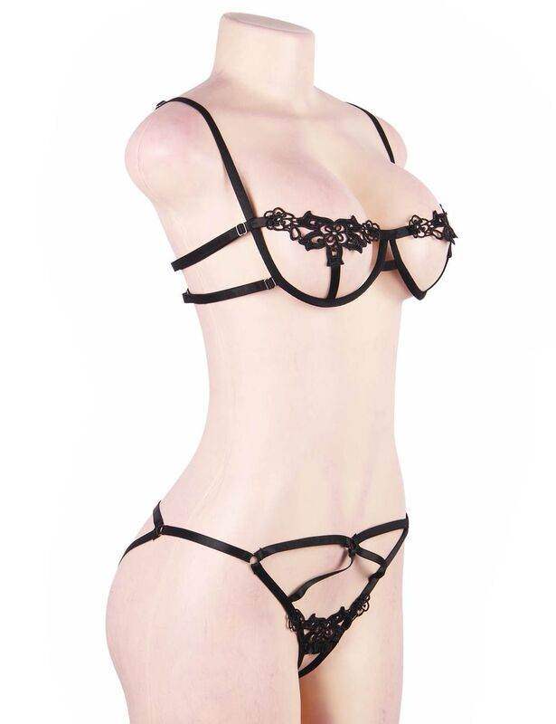 SUBBLIME - SET ZWEITEILIGES SET TRGER-BH UND STRING S/M - Vanelion Paradise