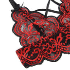 SUBBLIME - SET ZWEITEILIGES SET SPITZENOBERTEIL UND HÖSCHEN S/M - Vanelion Paradise