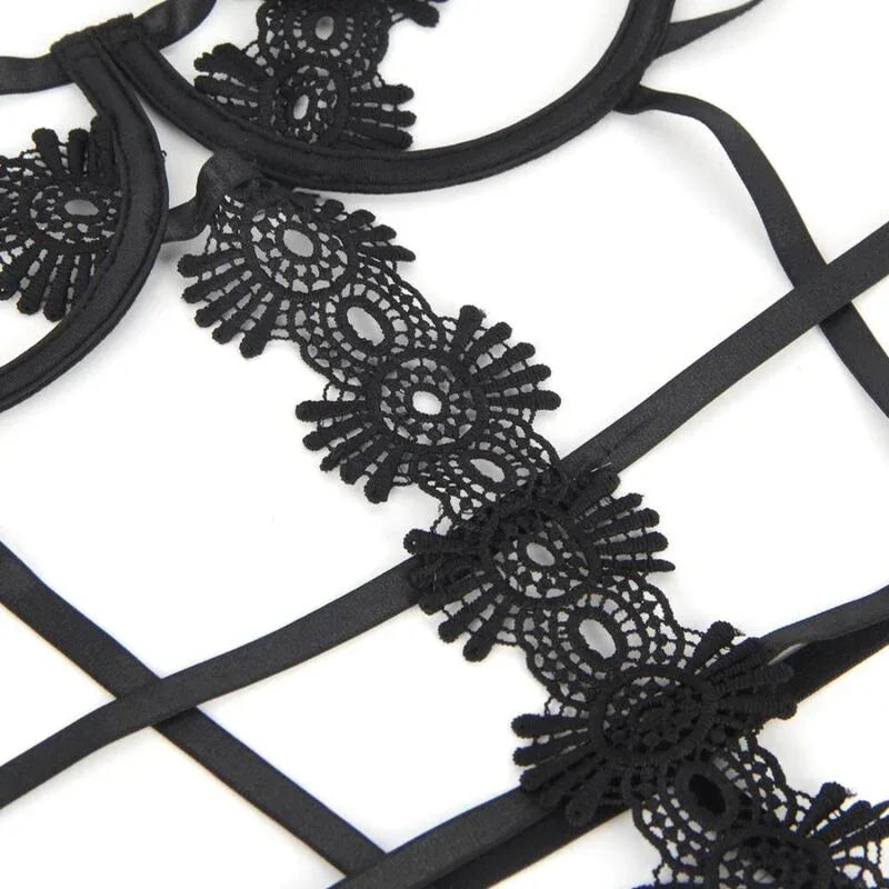 SUBBLIME - TEDDY RIEMEN SPITZEN S/M - Vanelion Paradise