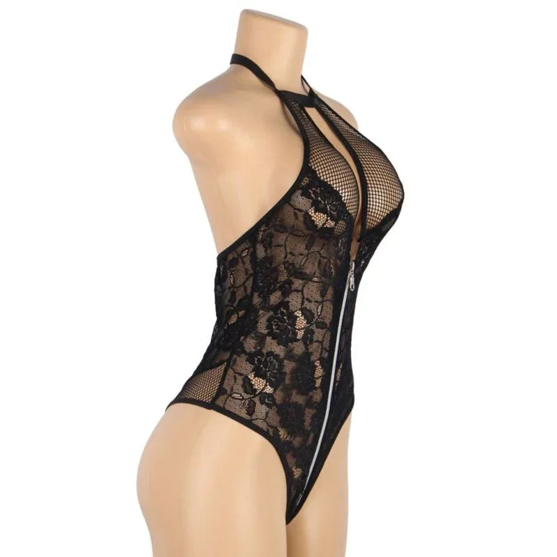 SUBBLIME - TEDDY BLUMEN SPITZE REISSVERSCHLUSS S/M - Vanelion Paradise