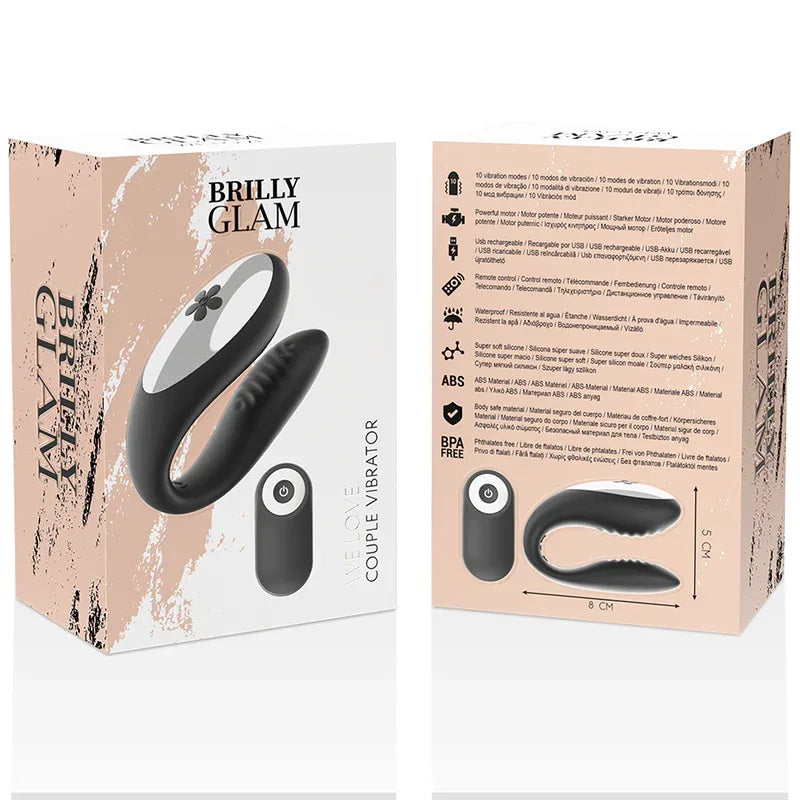BRILLY GLAM - WIR LIEBEN DIE SCHWARZE FERNBEDIENUNG FÜR PARTNER - Vanelion Paradise