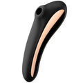 SATISFYER - DUAL KISS AIR PULSE VIBRATOR SCHWARZ - Vanelion Paradise