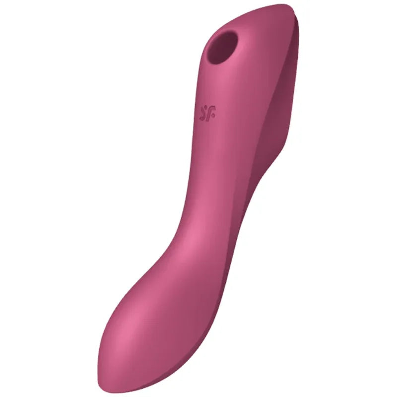 SATISFYER - CURVY TRINITY 3 AIR PULSE VIBRATOR ROT - Vanelion Paradise