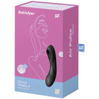 SATISFYER - CURVY TRINITY 4 AIR PULSE VIBRATOR SCHWARZ - Vanelion Paradise